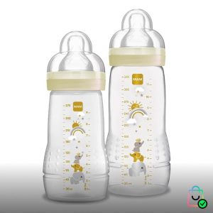 Kit 2 Mamadeiras Mam Easy Active Set Neutra - 270ml e 330ml