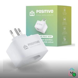 Smart Plug Max Wi-Fi Positivo Casa Inteligente 16A 1600W Bivolt – Compatível com Alexa