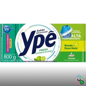 Ypê Sabão em Barra Fresh 900g 5 unidades de 180g