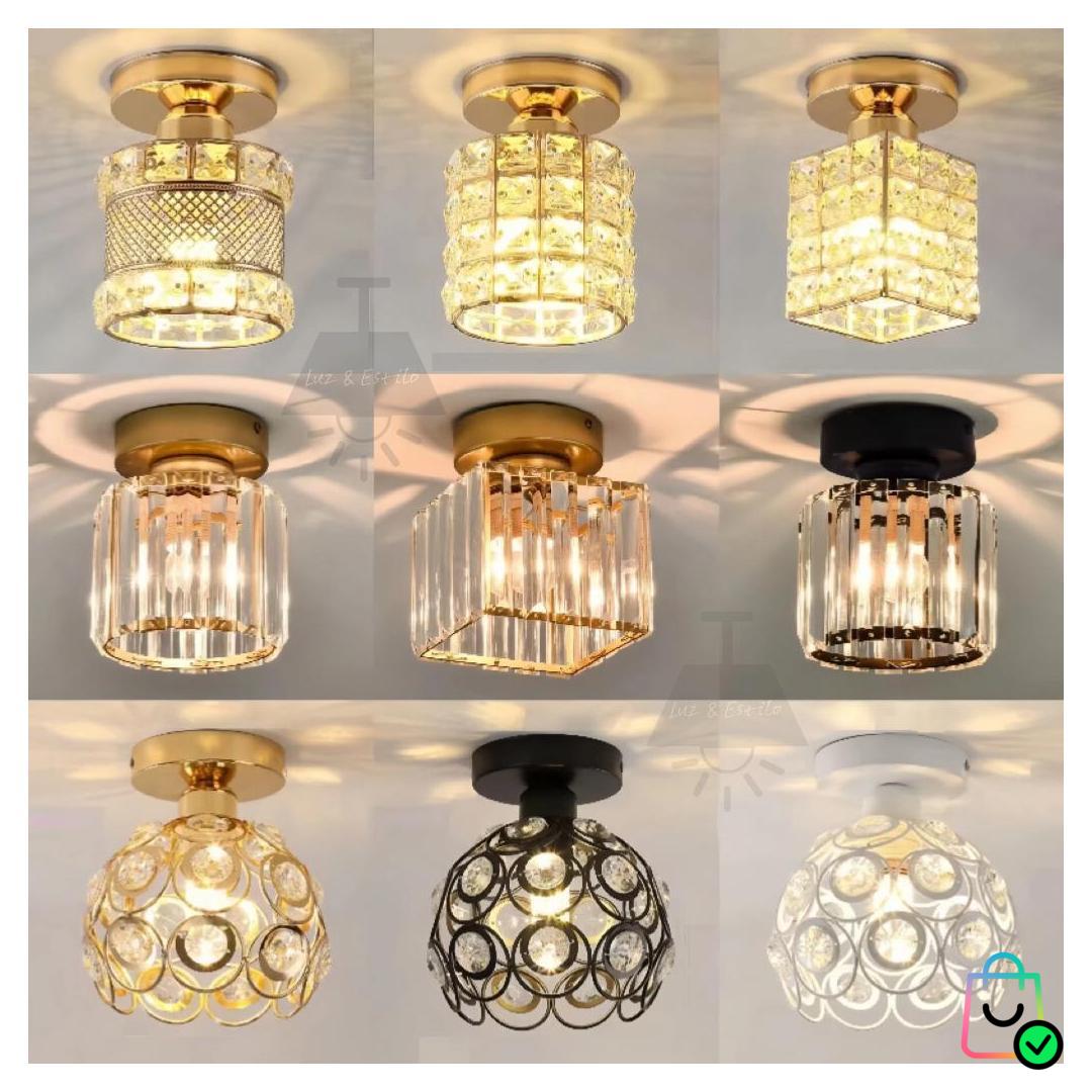 Candelabro De Cristal Simples Americano Personalidade Criativa Iluminação De Casa Quarto Sala De Estar Jantar